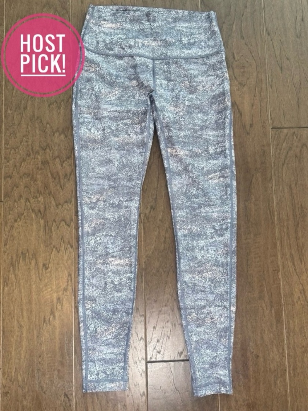 Lululemon Patterned Gray Leggings